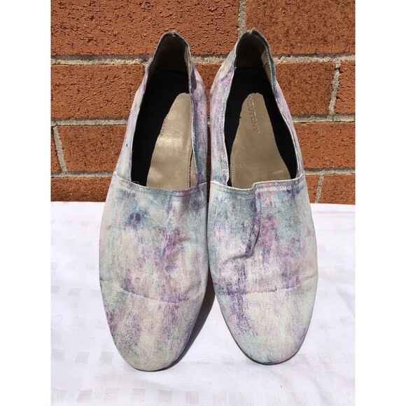 Heutchy Men textile upper/leather lining  multicolor flat summer shoes SZ US 10M
